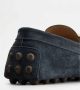 TOD'S Blauwe Gommino Bubble Suède Schoenen Blue Heren - Thumbnail 10