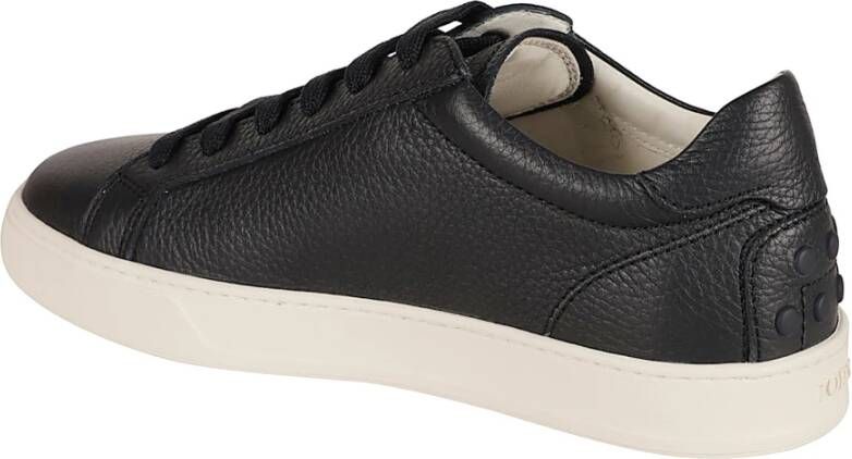 Tod's Blauwe Leren Sneakers Minimalistische Stijl