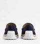 TOD'S Blauwe Leren Suède Espadrille Instappers Blue Heren - Thumbnail 2