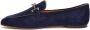 TOD'S Blauwe Suède Loafer Leren Zool Blue Dames - Thumbnail 3