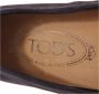 Tod's Blauwe Suède Loafer Schoen Metalen Klem - Thumbnail 2