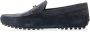 TOD'S Blauwe Suède Loafer Mocassins Blue Heren - Thumbnail 3