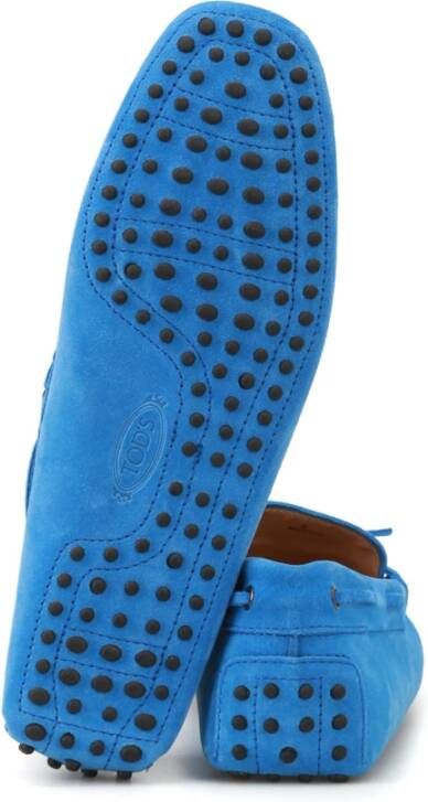 Tod's Blauwe Suède Rijden Loafers