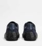 TOD'S Blauwe Suède Sneakers met Leren Inzetstukken Blauw Heren - Thumbnail 3