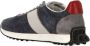 Tod's Blauwe Zijde Nylon Sneakers - Thumbnail 2