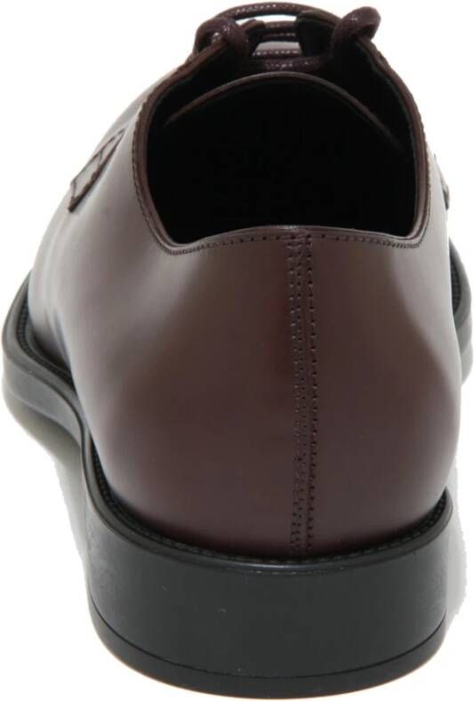 Tod's Bordeaux Derby Schoenen Made in Italy
