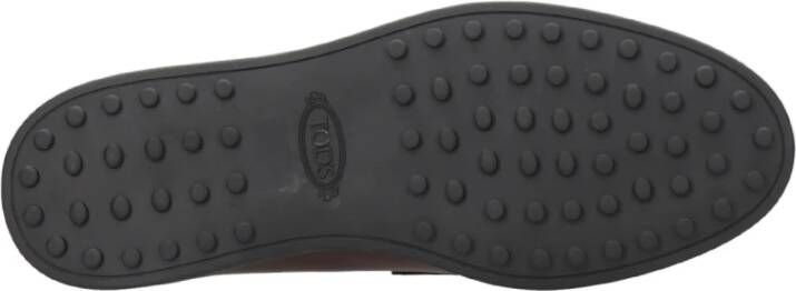 Tod's Bordeaux Leren Sandalen met Masker