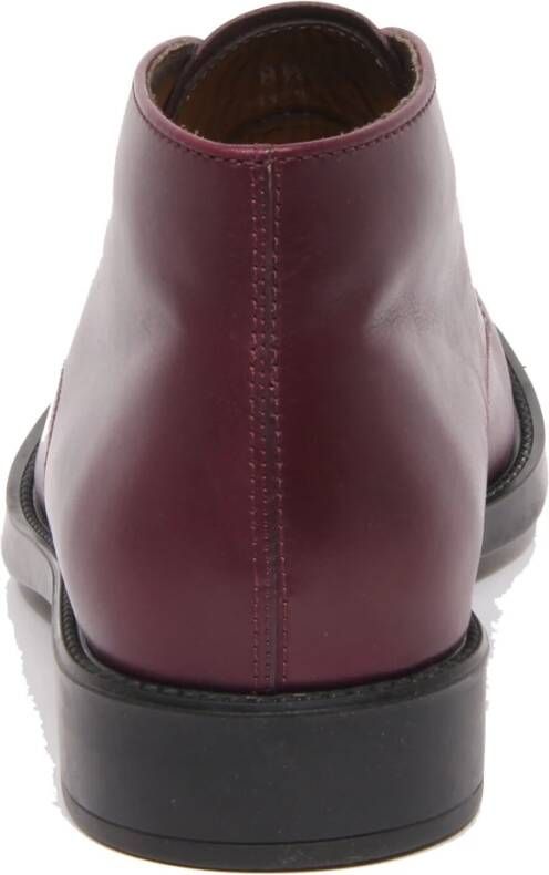 Tod's Bourgondische Leren Laars Schoen Esquire Giovane