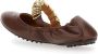 TOD'S Bruine Ballerina's met Decoratieve Ringen Brown Dames - Thumbnail 3