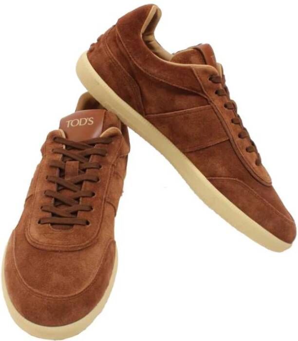 TOD'S Bruine Heren Sneakers Brown Heren