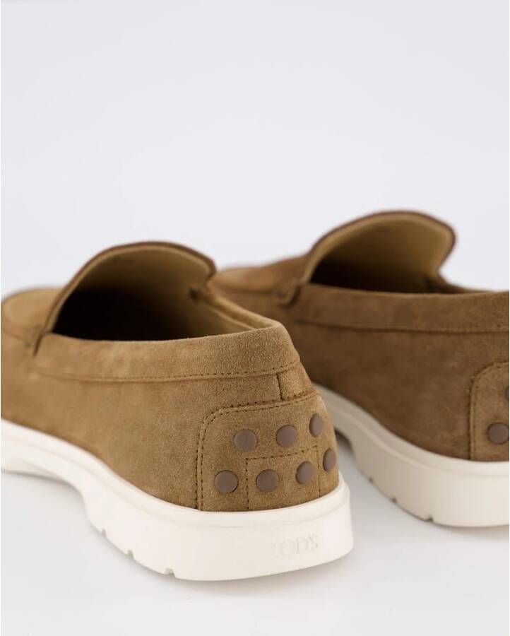 Tod's Bruine Hybride Loafer Schoenen