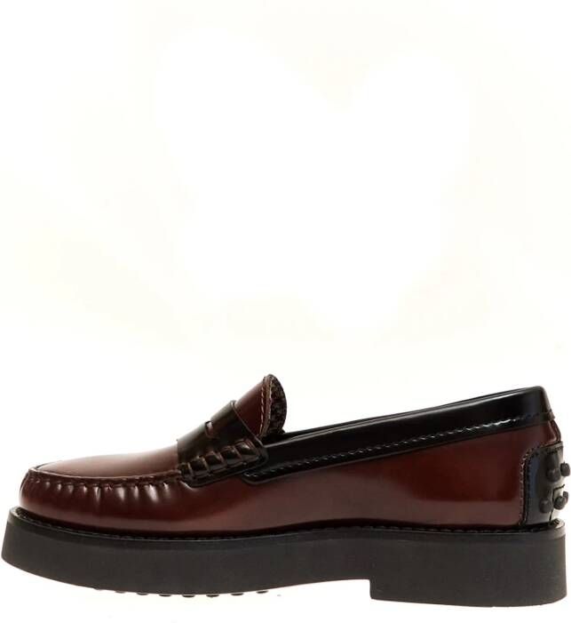 Tod's Bruin leren Loafer Moccasins