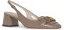 TOD'S Bruine leren sandalen met hak Brown Dames - Thumbnail 5