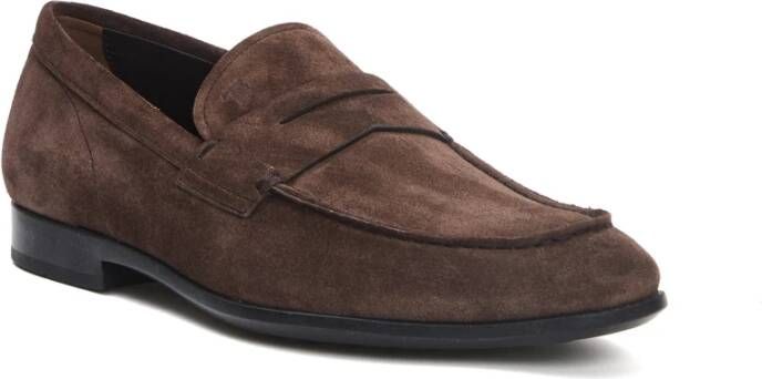 Tod's Bruine Loafer Schoenen Gemaakt in Italië