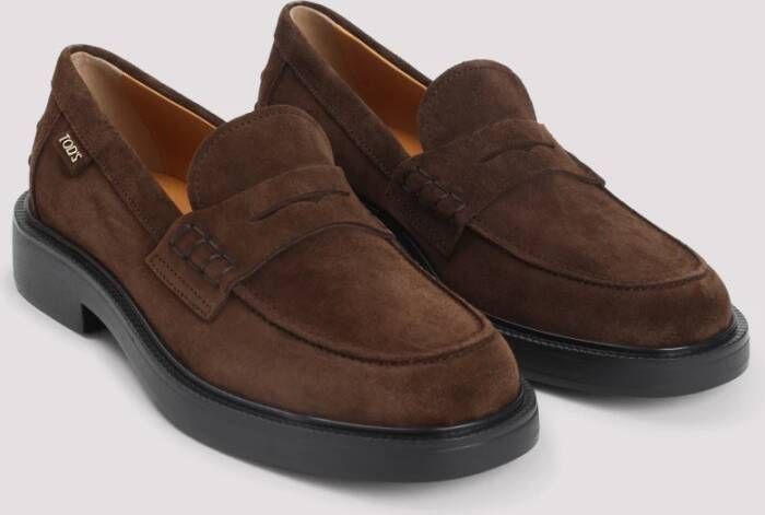Tod's Bruine Loafer Schoenen voor Vrouwen