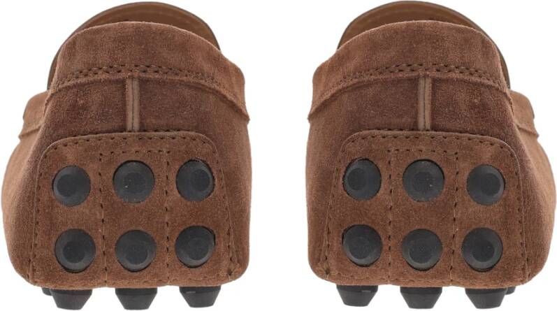 TOD'S Bruine Loafers Regular Fit Geschikt voor alle temperaturen 100% leer Brown Heren