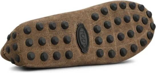 Tod's Bruine Penny Slot Platte Schoenen