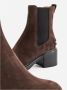 Tod's Bruine Suède Enkellaarzen - Thumbnail 2
