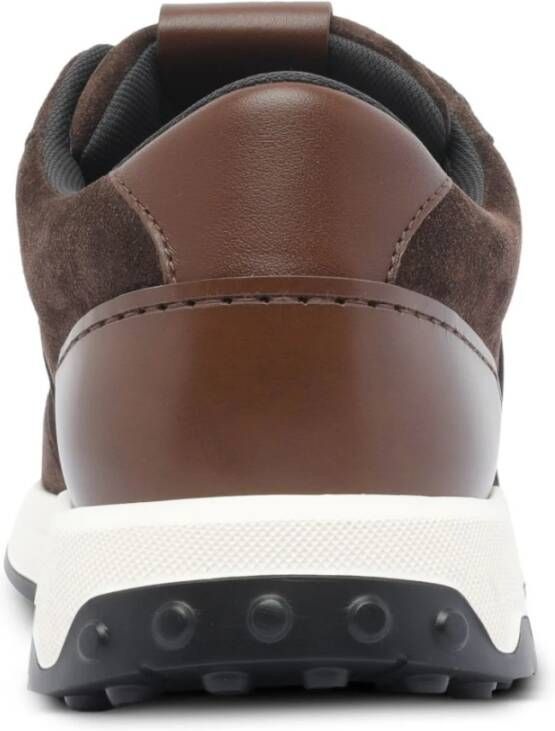 Tod's Bruine Suède Veterschoenen