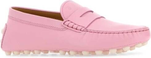 TOD'S Bubble Loafers in roze leer Pink Dames