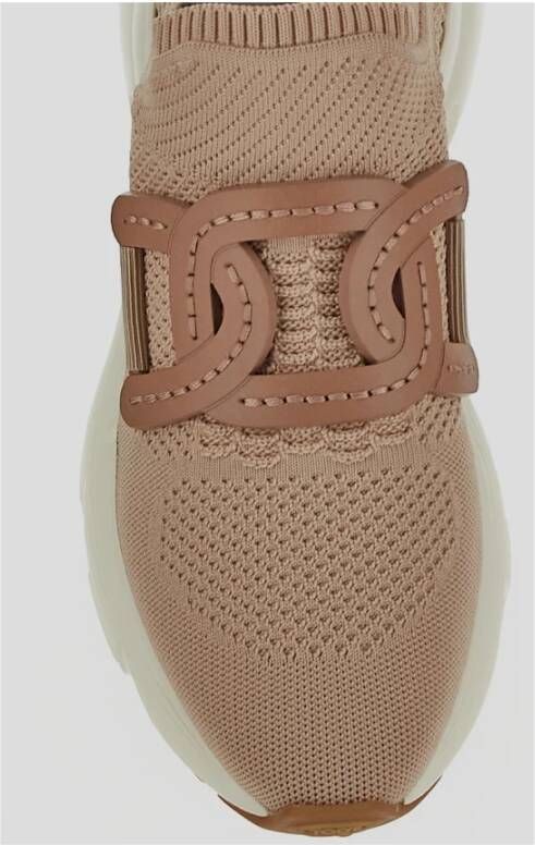TOD'S Canvas Slip-On Sneaker Pink Dames
