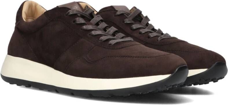 Tod's Casual Heren Sneakers Bruin Suède