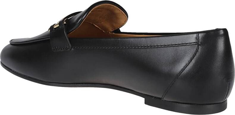 TOD'S Casual Leren Loafers Black Dames