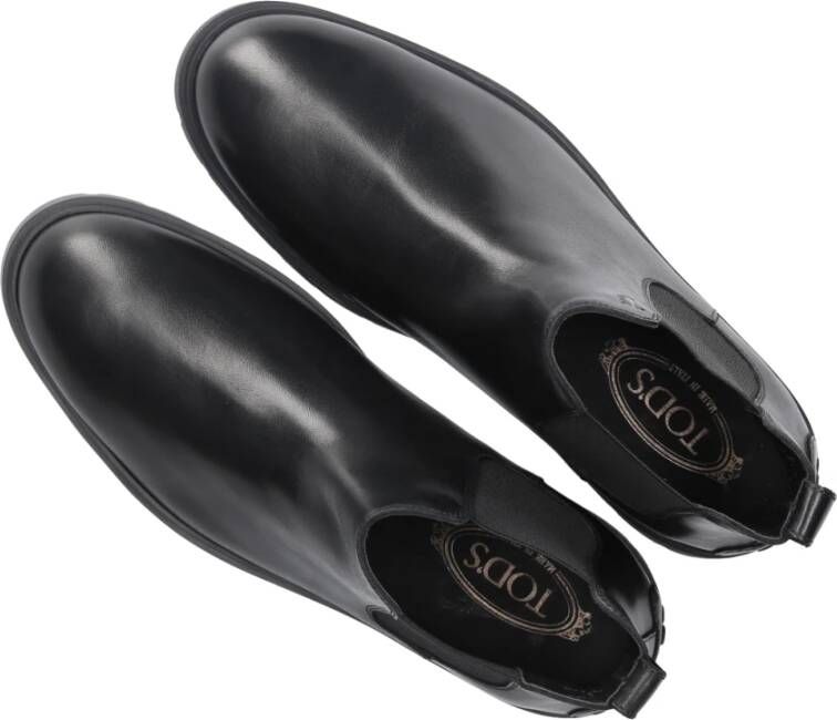 TOD'S Stijlvolle Chelsea Boots voor Heren Zwart Heren