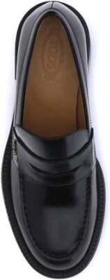 Tod's Chunky Heel Leren Loafers