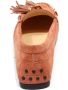 Tod's Donker Antiek Suède Loafer met Franje - Thumbnail 2