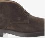 Tod's Donkerbruine Suède Veterschoenen - Thumbnail 2