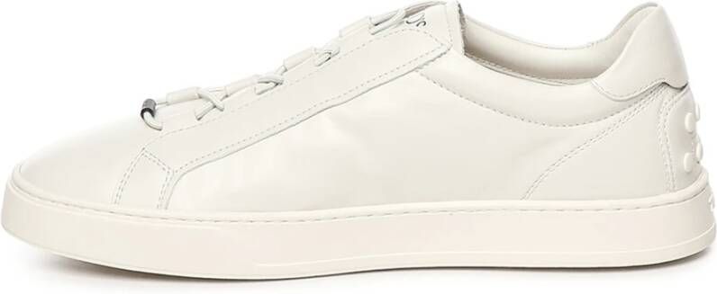 Tod's Leren Sneakers met Logo Plaque