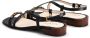 TOD'S Elegant T Chain Leren Sandalen Black Dames - Thumbnail 3