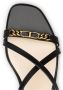 TOD'S Elegant T Chain Leren Sandalen Black Dames - Thumbnail 5