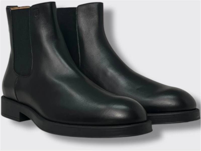 Tod's Elegante Formele Rubberen Enkellaarzen