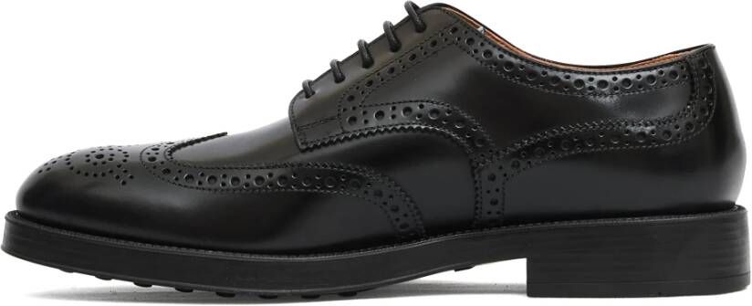 Tod's Elegante Nero Veterschoenen