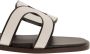 TOD'S Dames Sandal Leather Bruin White Dames - Thumbnail 6