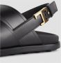 TOD'S Flat Sandals Black Dames - Thumbnail 5