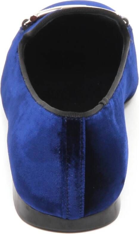Tod's Fluwelen Ballerina Platte Schoenen
