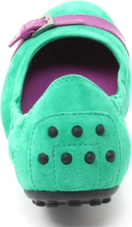 Tod's Fuchsia Ballerina Schoen Made in Italy