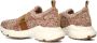 TOD&apos;S Lage Sneakers Dames Knit Sneaker Maat: 41 Materiaal: Wol Kleur: Camel - Thumbnail 3