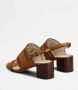 TOD'S Geperforeerde Ketting Sandalen Yellow Dames - Thumbnail 4