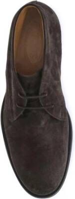 Tod's Gestempeld Monogram Veterschoenen met Rubberen Zool