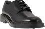 TOD'S Gestempelde leren veterschoenen Black Heren - Thumbnail 2