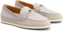 TOD'S Gomma Leren Loafers Gray Dames - Thumbnail 2