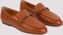 TOD'S Grained Leather Loafers in Brandy Scuro Brown Dames - Thumbnail 3