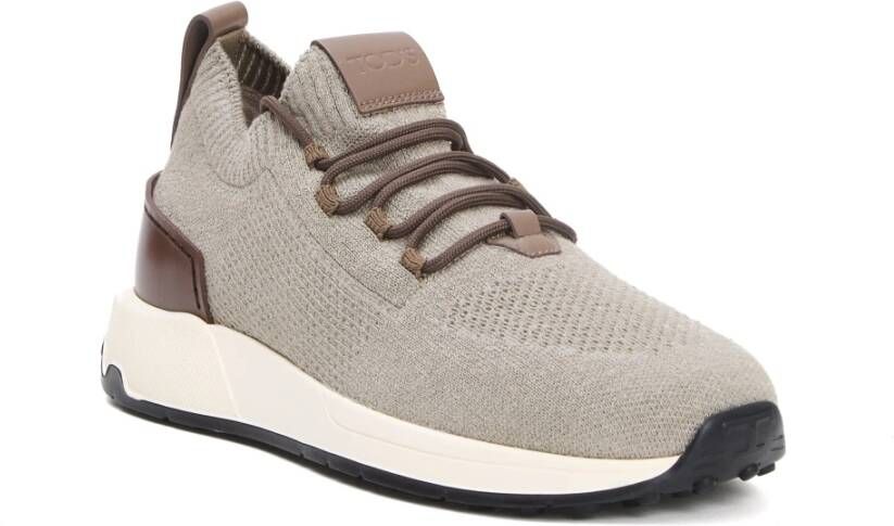 Tod's Grijze Sneakers Sokstijl