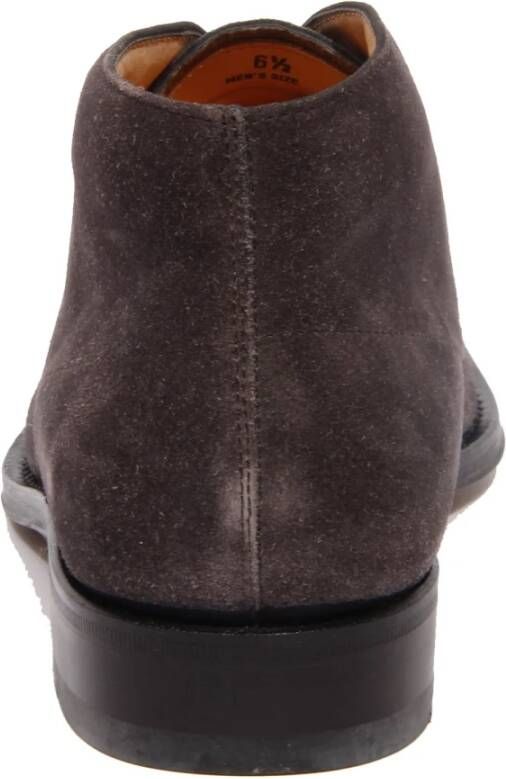 Tod's Grijze Suède Enkellaars Schoen