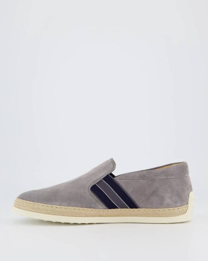 TOD'S Grijze Suède Loafer voor Heren Gray Heren