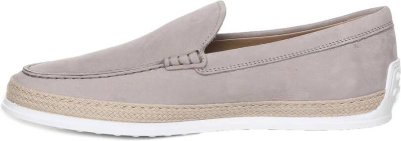 Tod's Grijze Suède Loafers voor Heren